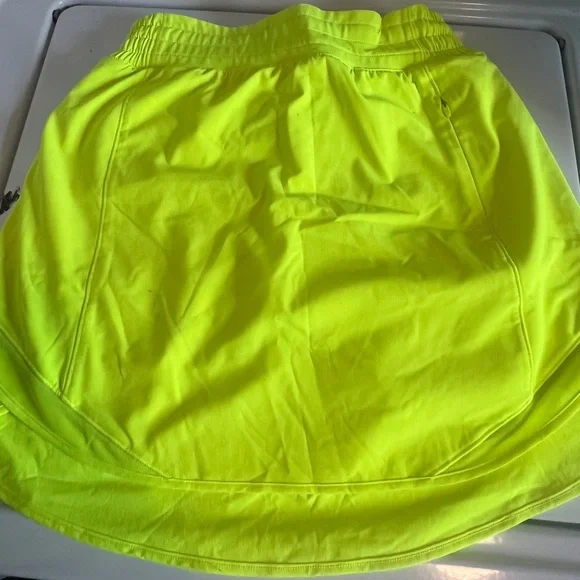 lululemon athletica Neon Yellow Mini Skirt - Picture 2 of 6